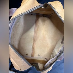 Loewe Tan and Brown Satchel